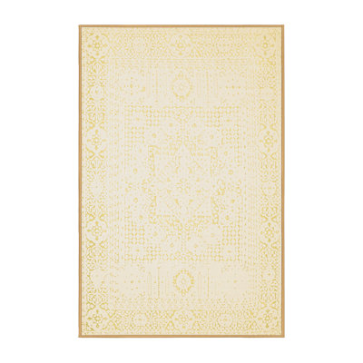 Washable Abstract Indoor Rug