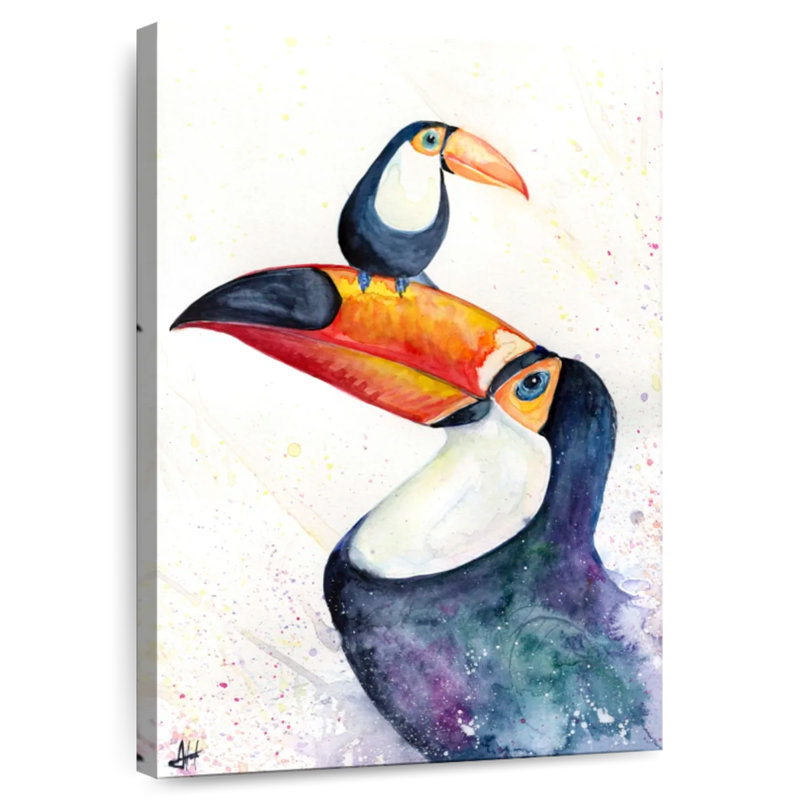Brampt Toucan Play That Game, 12" H x 8" W