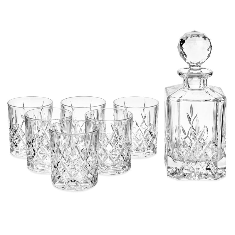 Mackey 320ml Crystal Whiskey Glass Set