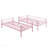 Metal Bunk Bed Pink Twin Over Twin-1134713192