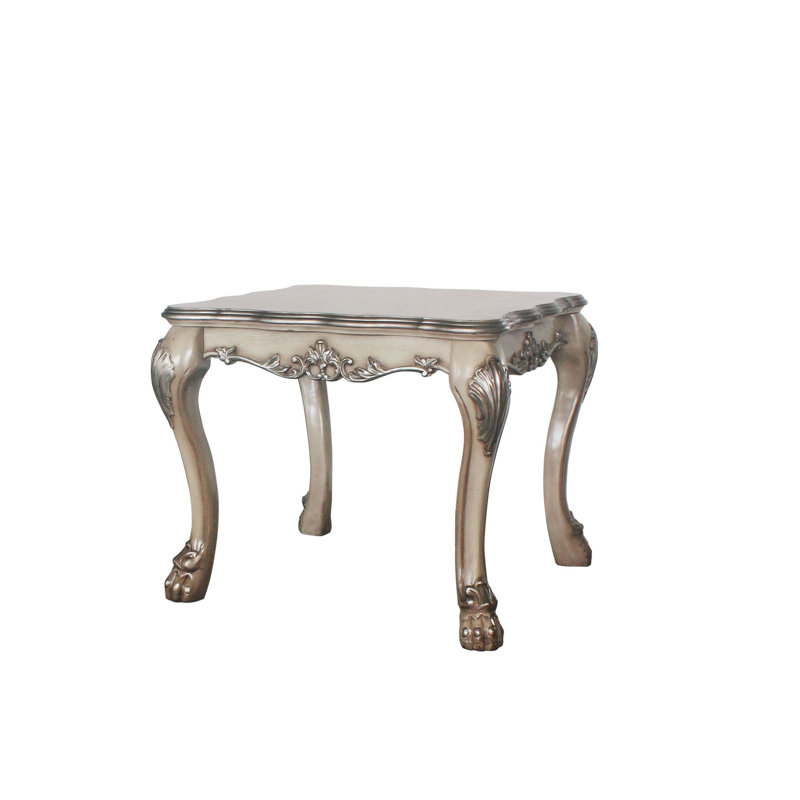 Table de bout Keitha , Blanc os rétro