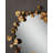 Vinna Arch Brass Leaves Mirror