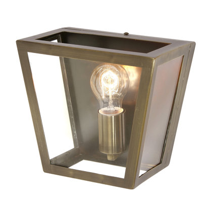 Hicks Electroplated Metal Flush Mounted Sconce