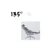 Chaise de bureau ergonomique à haut dossier avec coussin de siège large et épais, support lombaire réglable, repose-pieds et dossier-915602699