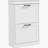 Narrow Entryway Shoe Cabinet - 2 Flip Drawers & Adjustable Shelves, Holds 10 Pairs of Shoes-2117502949