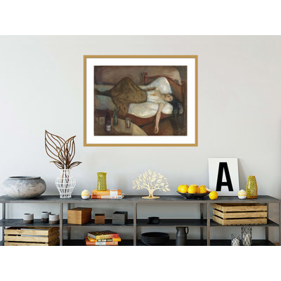 «The Day After» par Edvard Munch, impression giclée encadrée