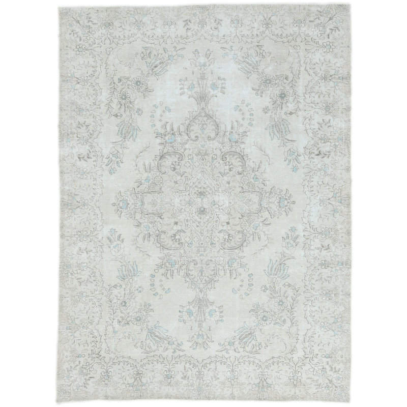 Tapis oriental vintage délavé à la main 7 x 10 Deyjah