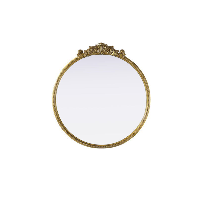 Miroir Monikah, Laiton antique, 38 po x 36 po