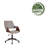 Lithonia Faux Leather Mid-Century Office Chair-458412797