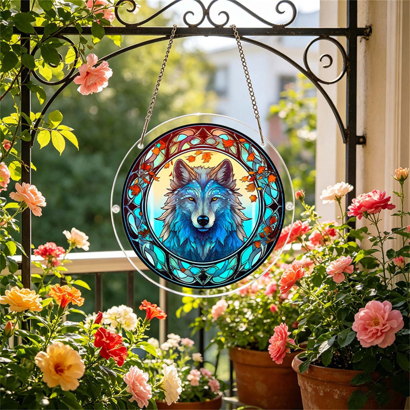Acrylic Puzzle Pendant Sunshade Window Hanging Plates