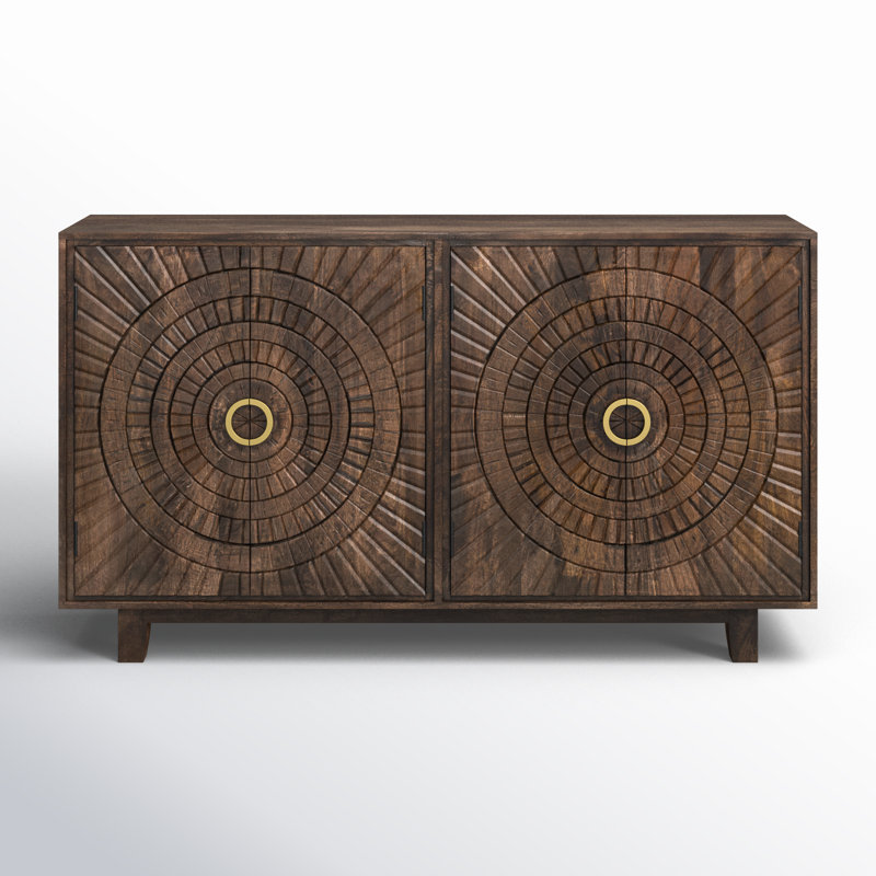 Viva 65'' W Solid Wood Sideboard, Brown
