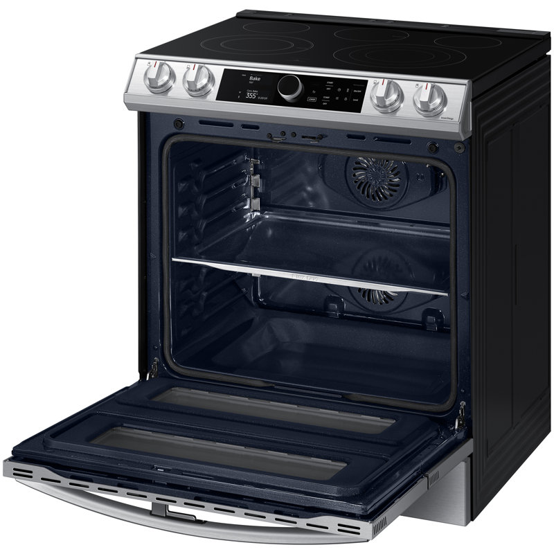 Cuisinière électrique 30 po 6,3 pi. Cu. Avec porte Flex Duo, Acier inoxydable