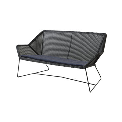 Breeze 60.7'' Wide Outdoor Wicker Loveseat