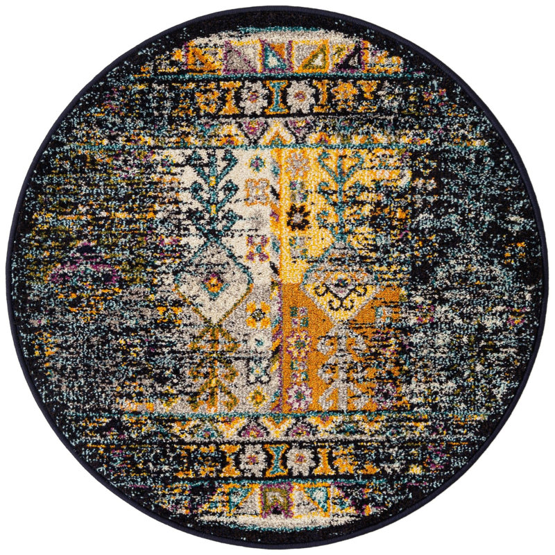 Kristen Naplate Rug, Round 3'1"