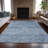 Machine Washable Indoor/Outdoor Xhevrie Blue Rug-112127842