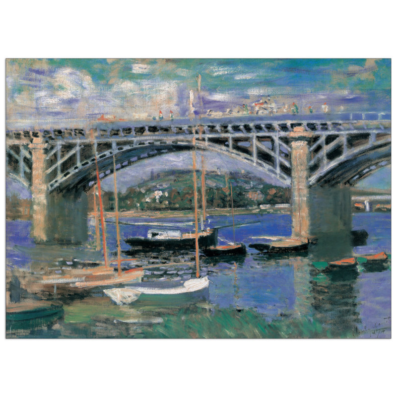 Claude Monet - No Frame Print on Wood, 102cm H x 140cm W x 1.8cm D
