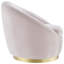 Chaise pivotante en velours performance Buttercup-1638978739