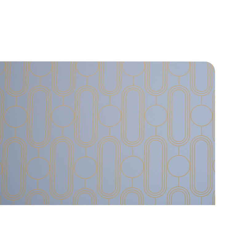 Anyia Geometric Rectangle Placemat, Blue