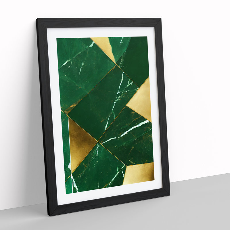 Sensational Abstract No.4 - Framed Print, Black, 34cm H x 25cm W x 2cm D