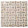Silver Brick 1" x 1.2" Slate Grid Mosaic Wall Tile