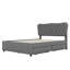 Upholstered Bed 140*200 Cm With 4 Drawers-1483436572