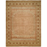 Serino Wool Oriental Area Rug in Beige