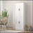 Freestanding 4-Door Kitchen Pantry with Adjustable Shelves, Distressed Finish for Extra Storage and Organization