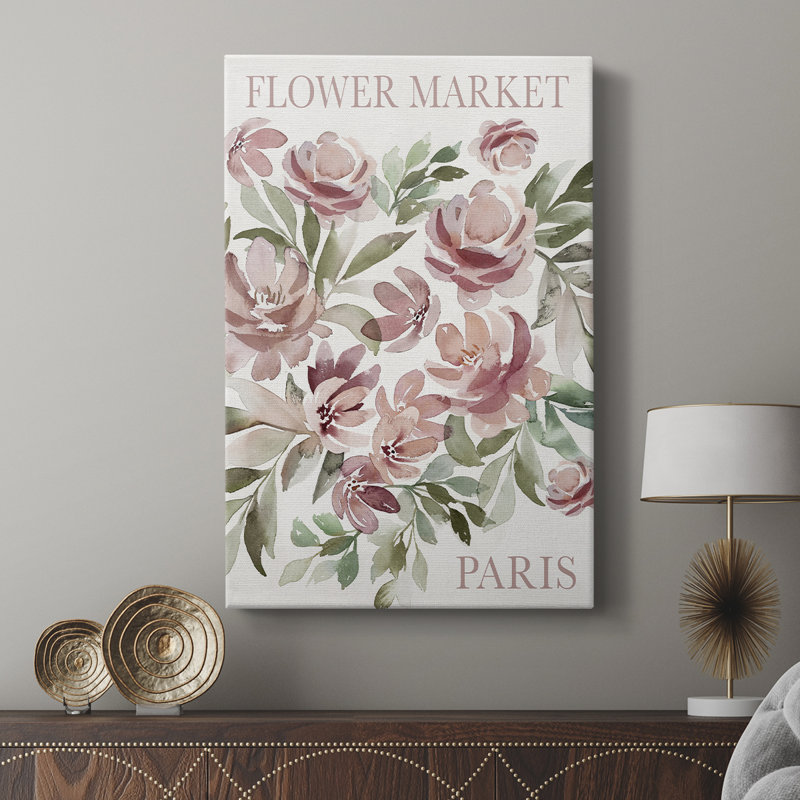 Marché aux fleurs de Paris - Cavas enveloppés de galerie, H 27 po x l 18 po