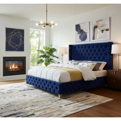 Dymonique Velvet Bed