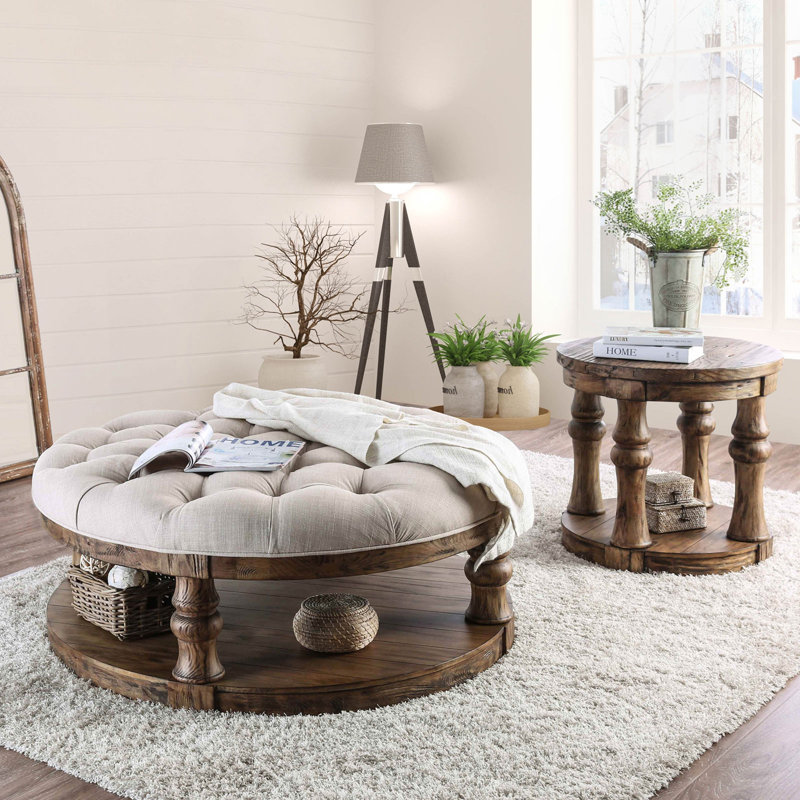 Urbina Coffee Table, Antique Oak