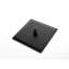 Laiton et douche en acier inoxydable noir mat pour salle de bain avec système de pluie