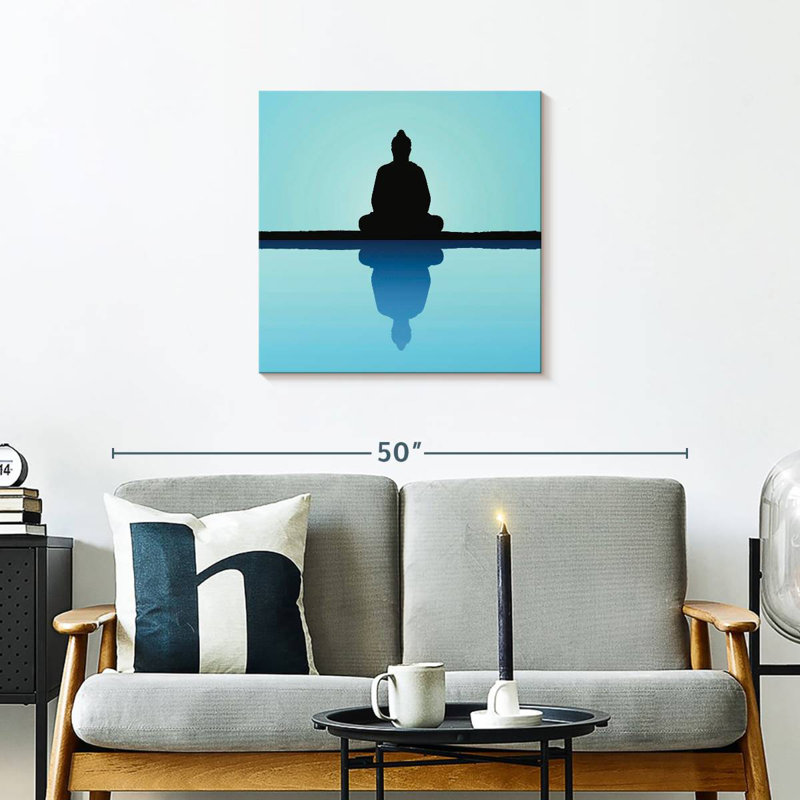 Adella Meditating Buddha Silhouette