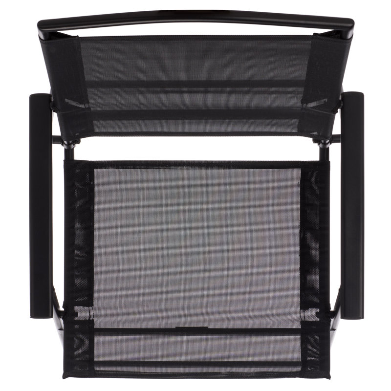 Ensemble de 2 chaises pliantes Alvin, Noir