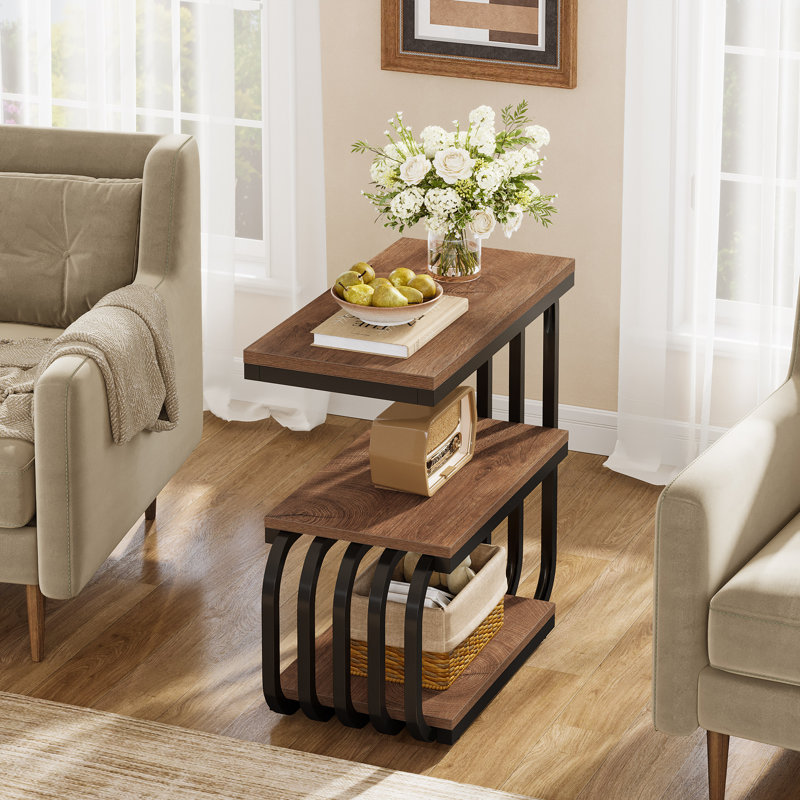 Pedestal End Table, 1