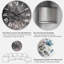 Abstrait abstrait nuages gris translucides - horloge murale moderne-318165974
