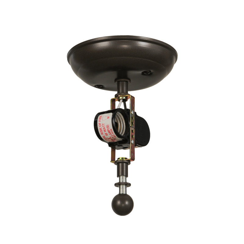 Rustic Lodge 2 - Light Semi Flush Mount