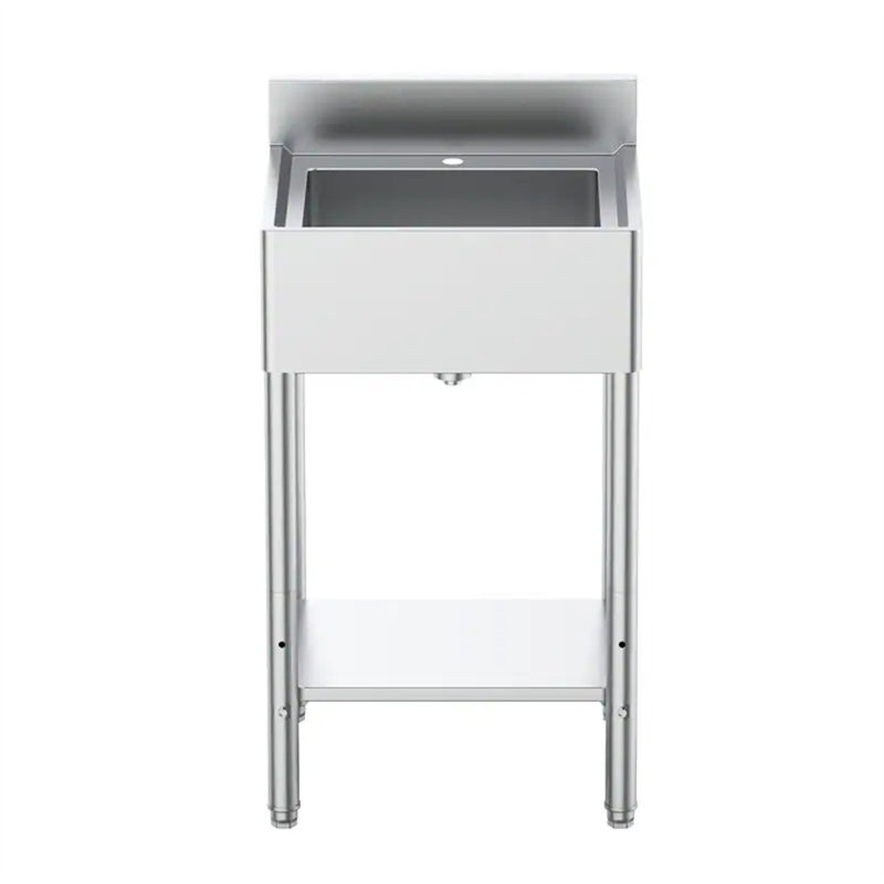 Évier utilitaire autoportant en acier inoxydable 21,6 pouces 21,6 po