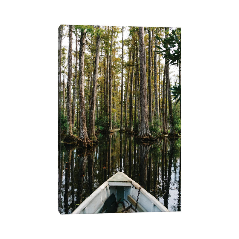 Charleston Cypress Gardens Boat IV by Bethany Young - Print on Canvas, Wrapped Canvas, 101.6cm H x 66.04cm W x 3.81cm D