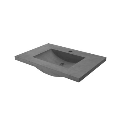30.5" Single Bathroom Vanity Top with Sink