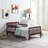 Exzavier Solid Wood Open-Frame Bed-2059747292