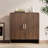 31.5” Sideboard Curved Cabinet With Storage-1918044474