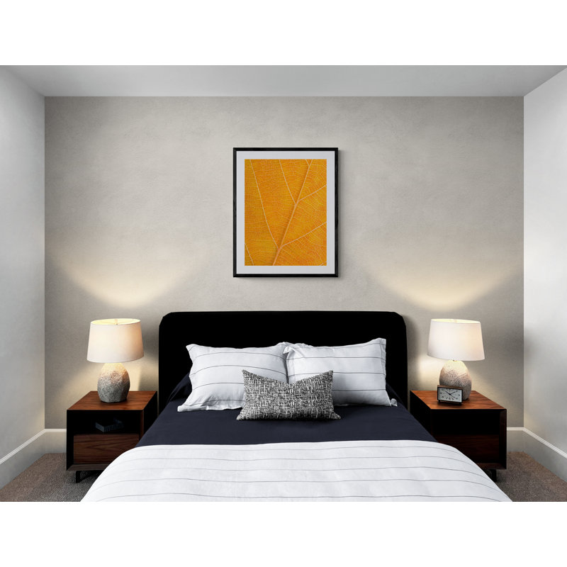 Autumn Leaf Print by Philippe Monthoux, 30" H x 24" W, Black Framed Paper