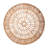 Handmade Abstract Wall Decor on Rattan