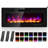 40" / 50" / 60"/ 70" Ultra-thin Electric Fireplace Heater - Recessed & Wall Mounted With Timer, 750w/1500w, Adjustable Flame, Touch Screen & Remote Control-846737822