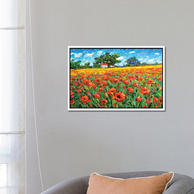 Poppies Afternoon by Dmitry Spiros - Gallery-Wrapped Canvas Giclée on Canvas
