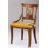 Solid Wood Side Chair in Brown