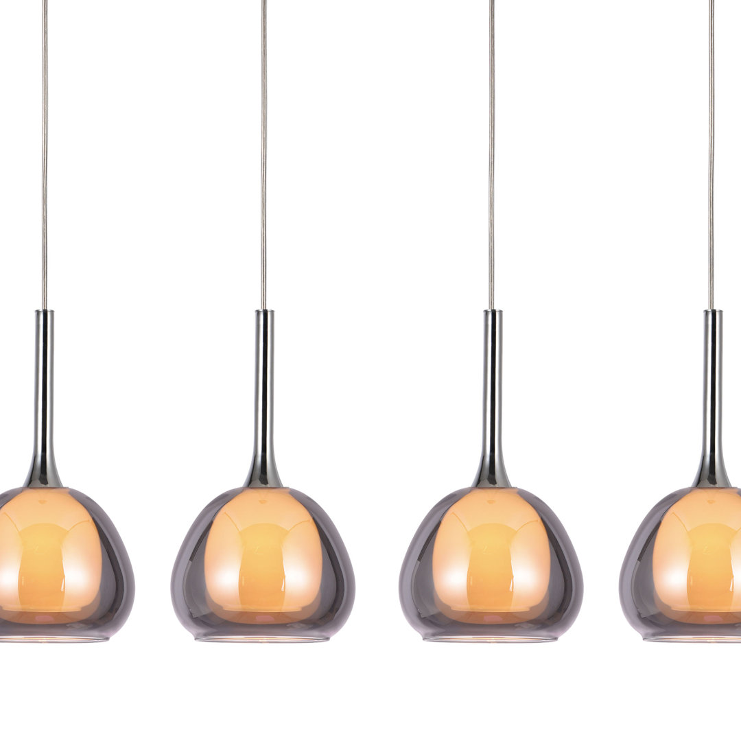 4 - Light Cromo Teardrop Pendant