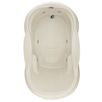 Vanessa 72'' x 42'' Soaking Acrylic Bathtub