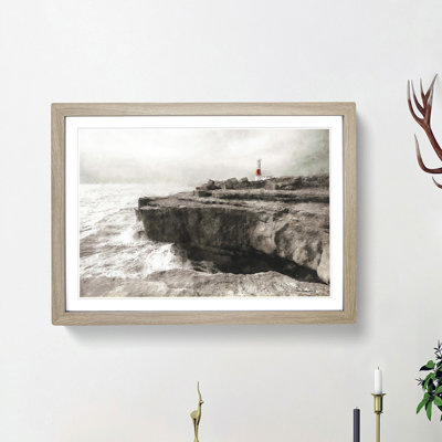 Portland Bill Lighthouse in Dorset - Framed Print
