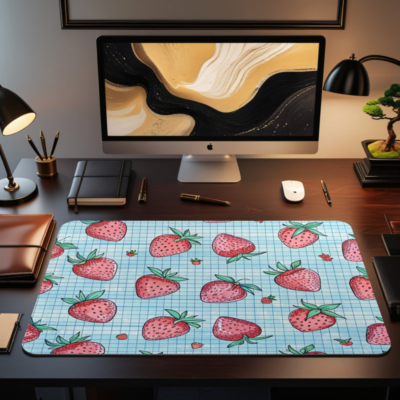 Polyester Desk Pad, 14.4x12.1